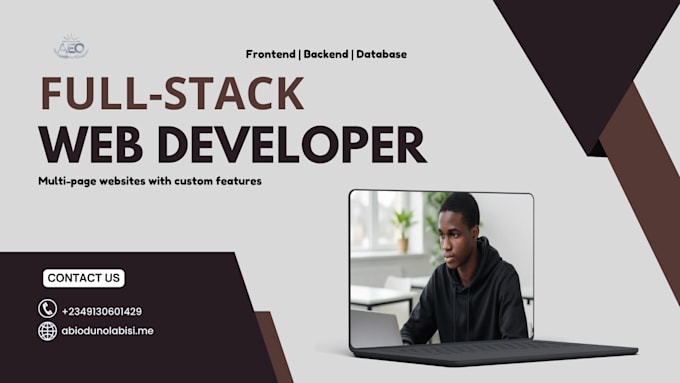 build a full multipage, responsive website with custom features
