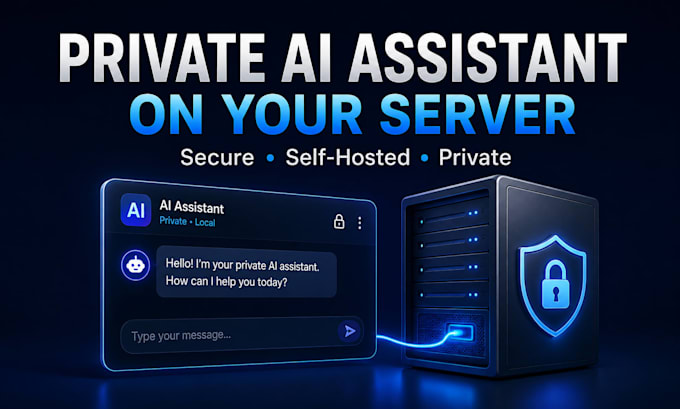 set up a secure private ai assistant on your server