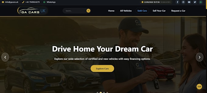 build a professional cms website with admin dashboard