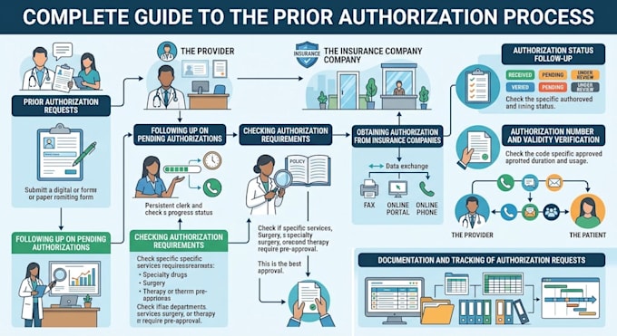 handle the medical authorizations