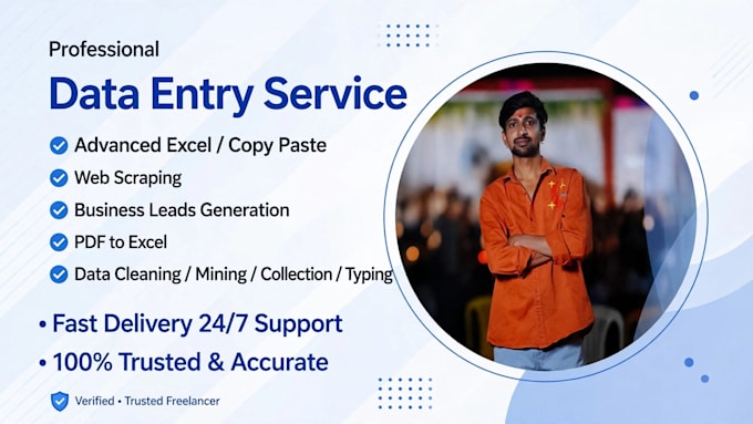 be your expert data entry and virtual assistant