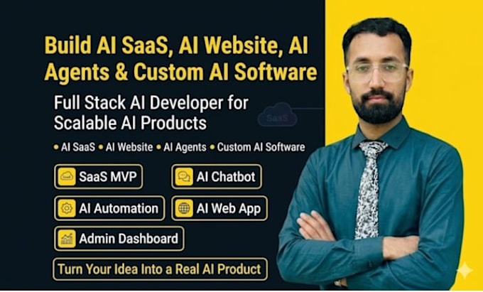build ai saas,ai website,ai agents,custom ai software