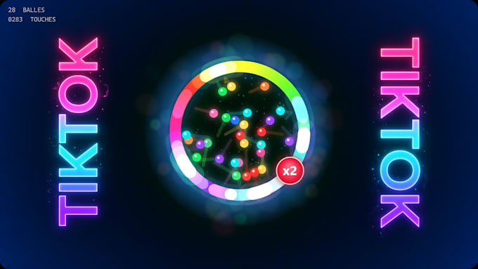create satisfying bouncing ball videos for tiktok and ads