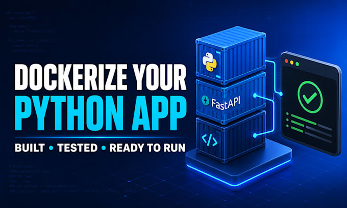 dockerize your python or fastapi app using docker and docker compose