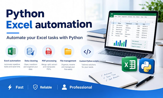 automate excel task using python