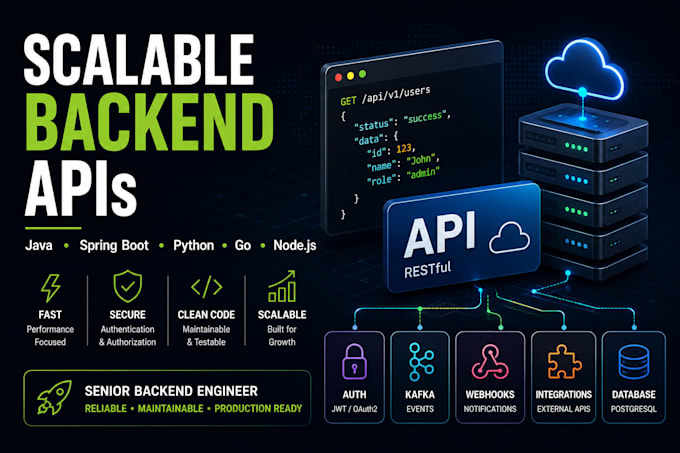 build a scalable backend API for your application