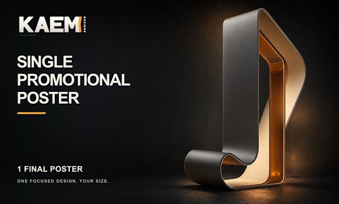 design a single promotional poster