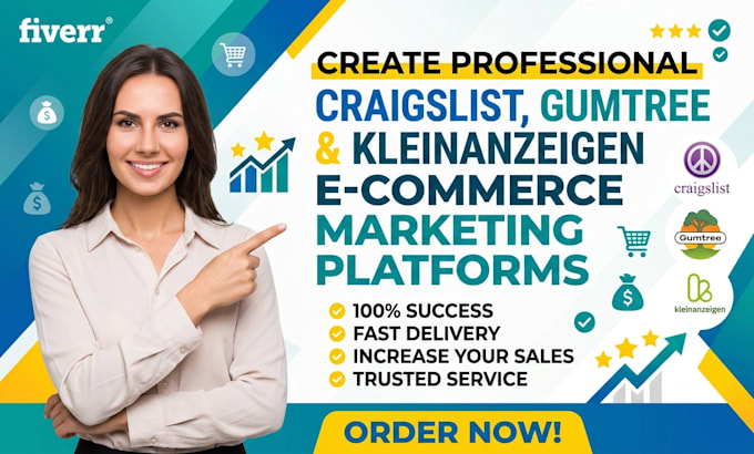create professional craigslist gumtree kleinanzeigen ecommerce maketing platform
