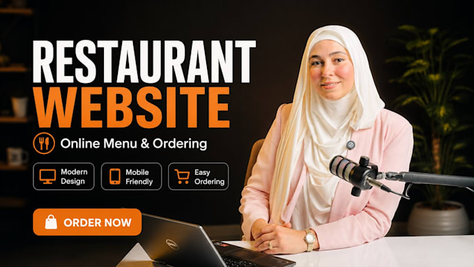 design a restaurant website with online menu and ordering