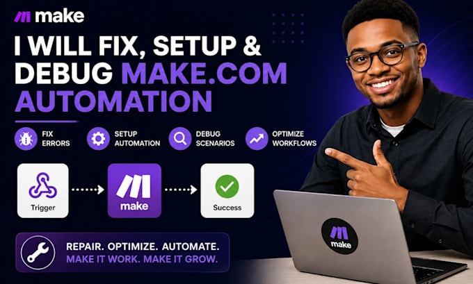 fix make com scenario setup make com automation made com n8n automation make