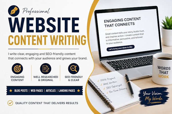 write SEO website content that engages and converts