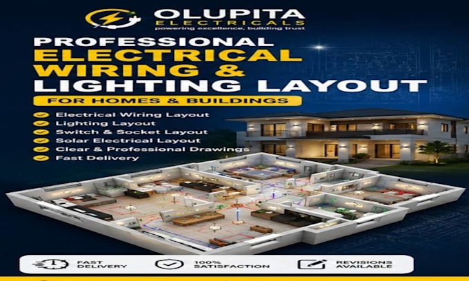 design professional lighting layouts for homes and buildings