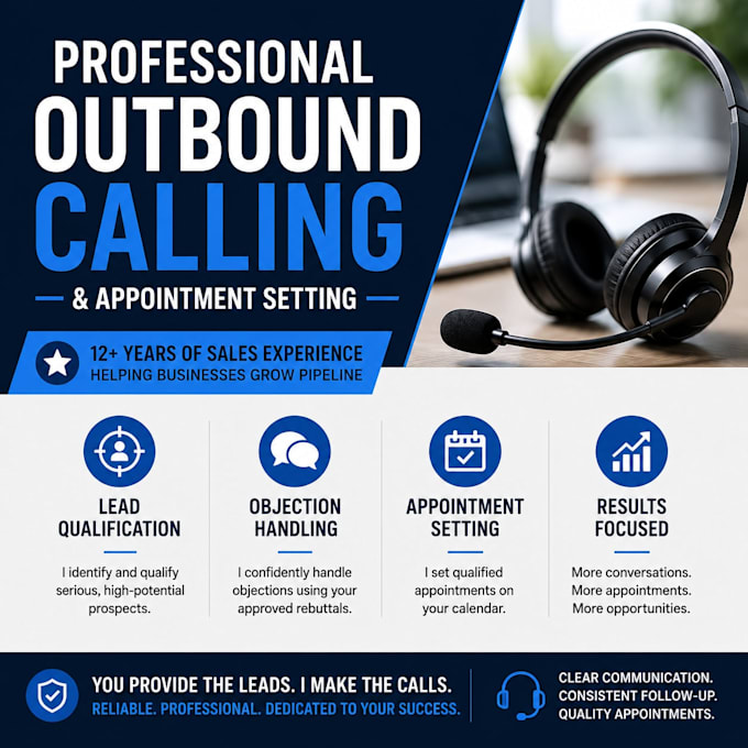 cold call leads and set qualified sales appointments