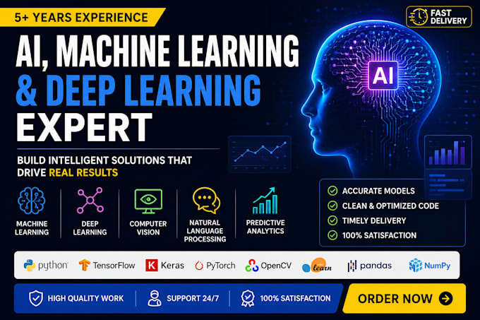 build ai, machine learning and deep learning models