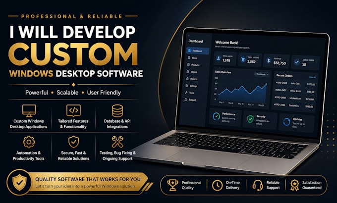 develop custom software for windows