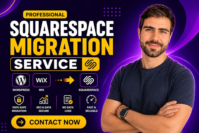migrate your wix, weebly, or wordpress website to squarespace website design