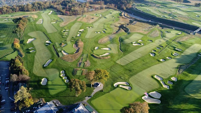 2d golf course layouts, putting green designs, and realistic 3d landscape visual