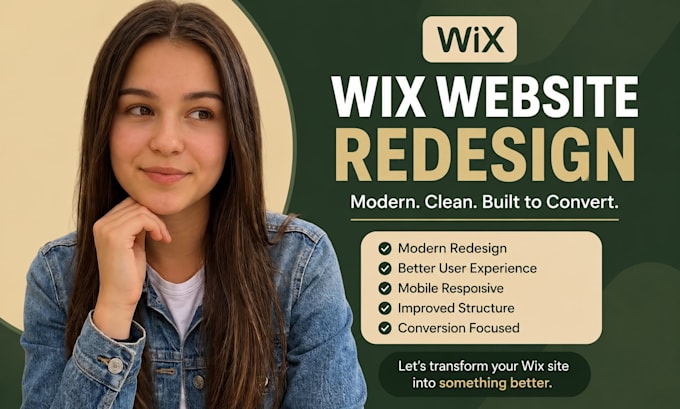 do wix website redesign wix website design wix website development wix