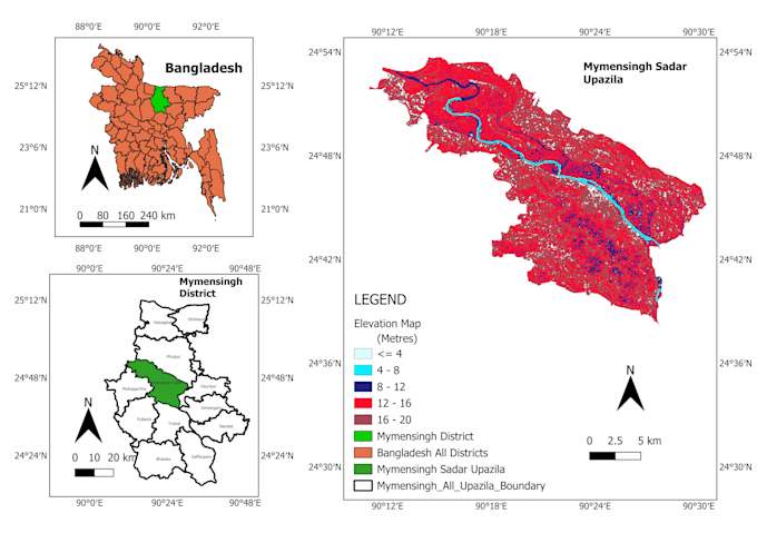 do gis mapping and remote sensing analysis using gee, arcgis and qgis