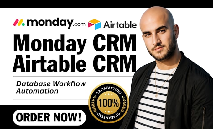 build monday crm airtable crm database workflow automation