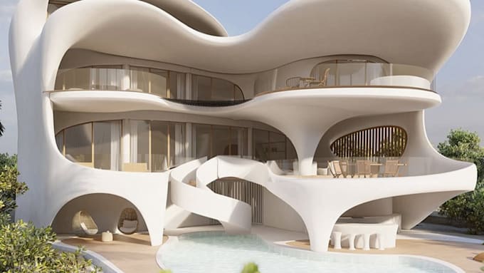 do 3d architectural interior and exterior cabana, tiny house,villa resort design