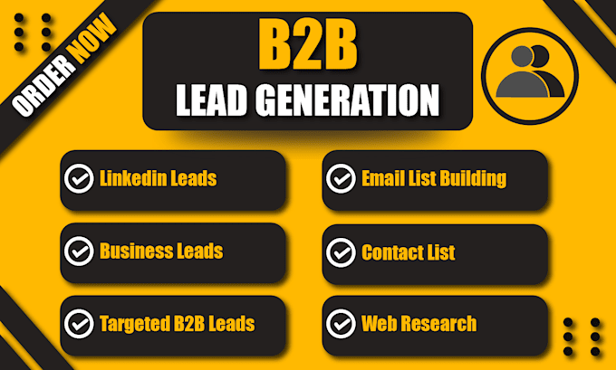 create b2b leads list with verified emails and linkedin