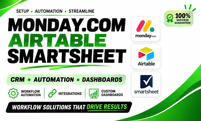build your project management system in mondaycom, airtable and smartsheet