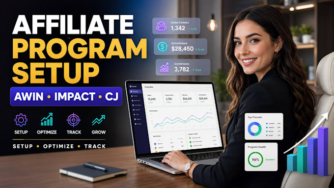setup optimize awin impact cj affiliate program and tracking