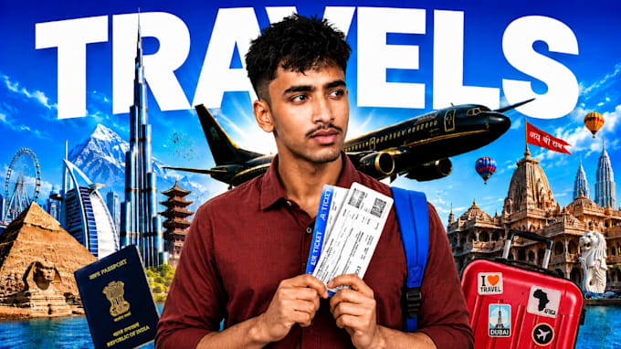 design catchy youtube thumbnail