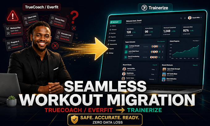 migrate your workouts from truecoach or everfit to trainerize
