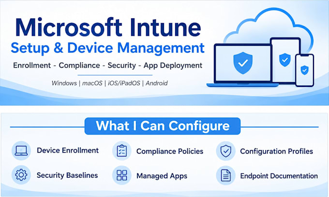 configure microsoft intune and device management