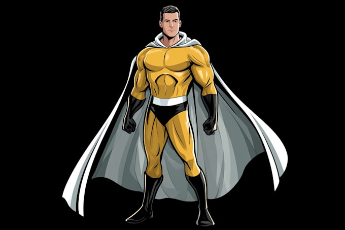 turn yourself as a custom superhero portrait