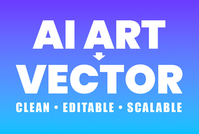 manually redraw and vectorize your ai generated artwork