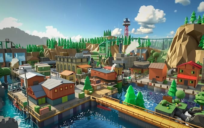 create amazing roblox map accessories model, assets for you
