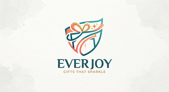 design a creative gift logo for your brand