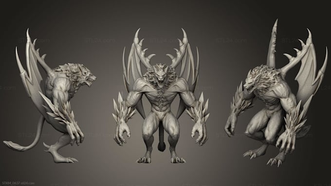do 3d horror character model, 3d animal animation, 3d creature model and rigging