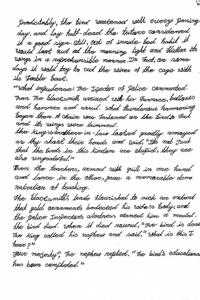 do beautyful english cursive handwriting and study notes