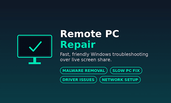 fix your slow, broken, or infected windows PC remotely