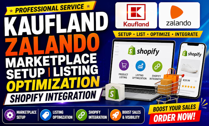 help kaufland zalando marketplace setup listing optimization shopify integration