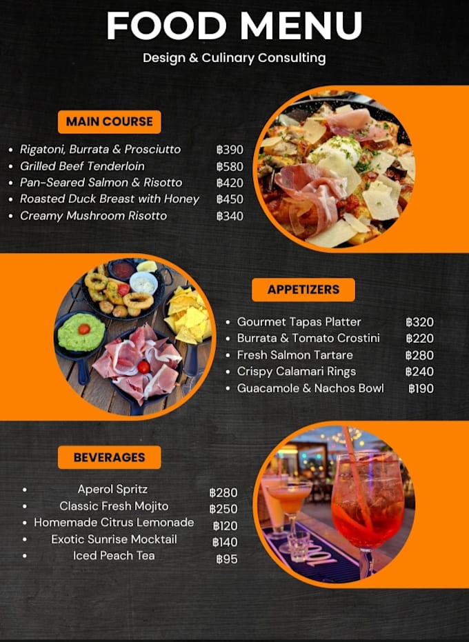 design a professional restaurant