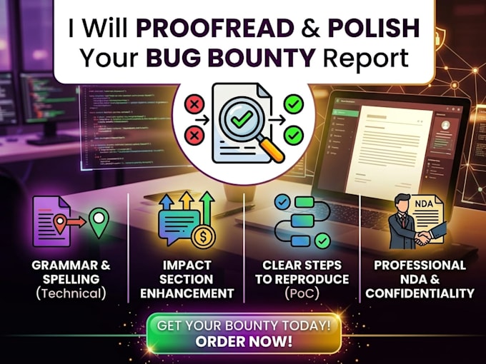 proofread and polish your bug bounty report