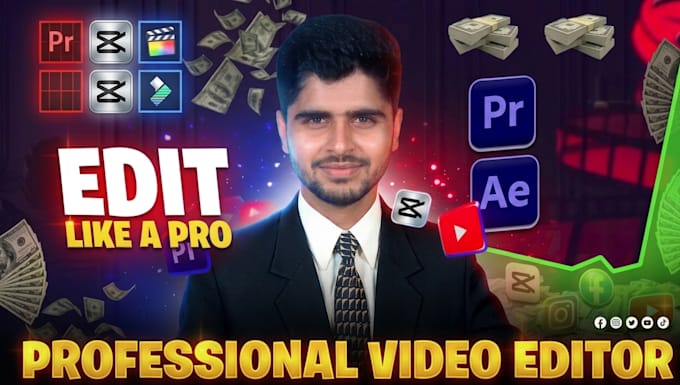 do professional video edits , short form edits