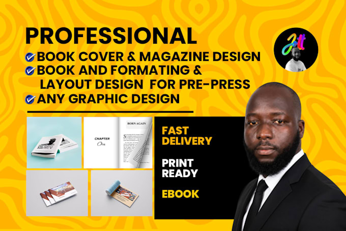 design a professional book cover and formatting