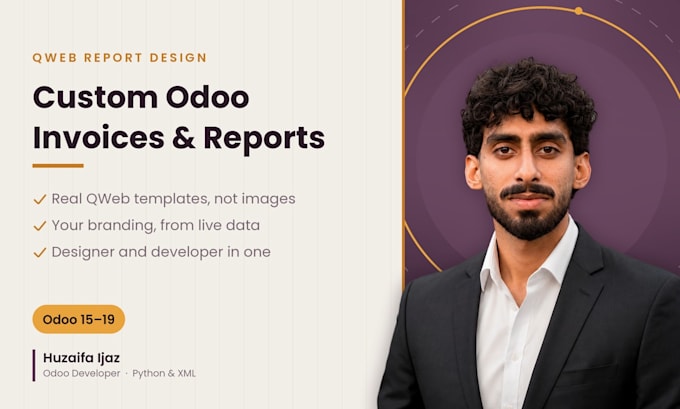 design custom odoo qweb pdf reports and invoice templates