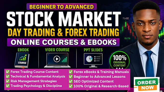 write trading course video scripts, day trading content, crypto trading course