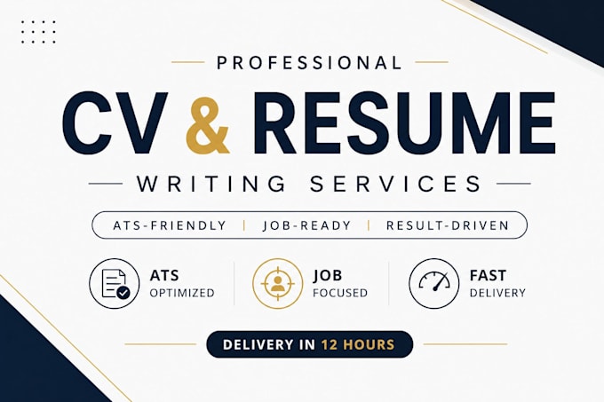 create a professional resume CV and cover letter