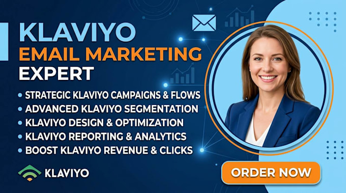 design klaviyo email marketing expert automation, flow html flodesk