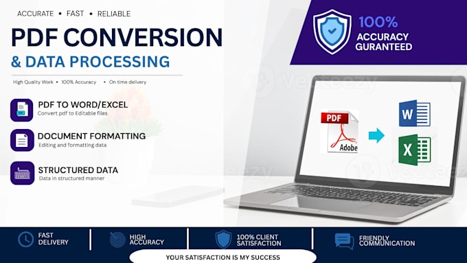 convert PDF to excel, word