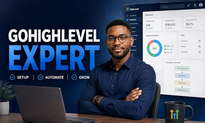 be your gohighlevel expert, go high level ai agent, workflow and website setup