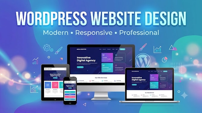 design a modern responsive wordpress website for your business